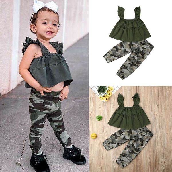 великобритания дети малышей дети baby girl sling tank tops camo гетры наряды одежды set, White 
великобритания дети малышей дети baby girl sling tank tops camo гетры наряды одежды set, White