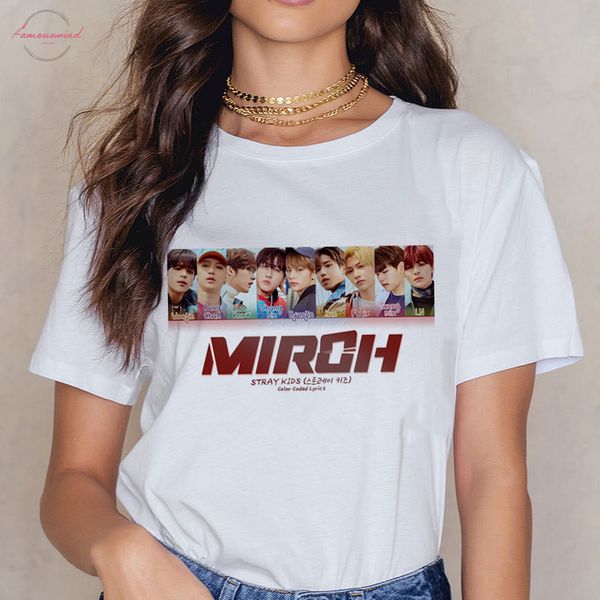 stray kids harajuku kpop casual short sleeve t shirt women fashion ullzang miroh t shirt k pop fan tshirt 90s korean, White
stray kids harajuku kpop casual short sleeve t shirt women fashion ullzang miroh t shirt k pop fan tshirt 90s korean, White
