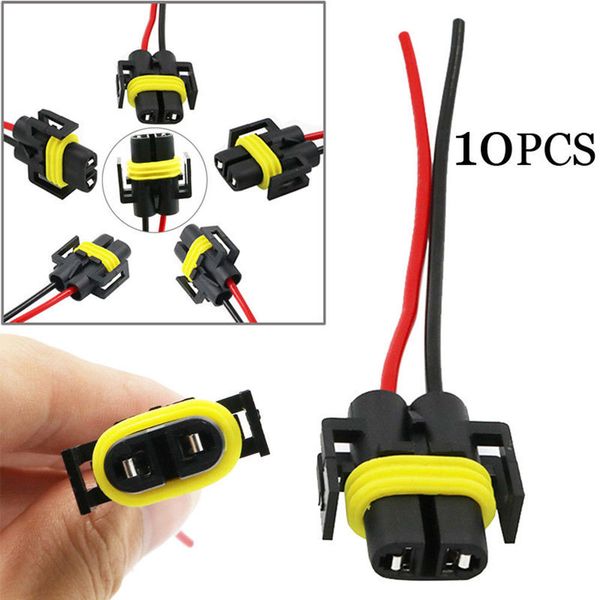 10pc h11 h8 headlight/fog light female adapter harness socket wire cord connector h8/h11 lamp holder female adapter
10pc h11 h8 headlight/fog light female adapter harness socket wire cord connector h8/h11 lamp holder female adapter