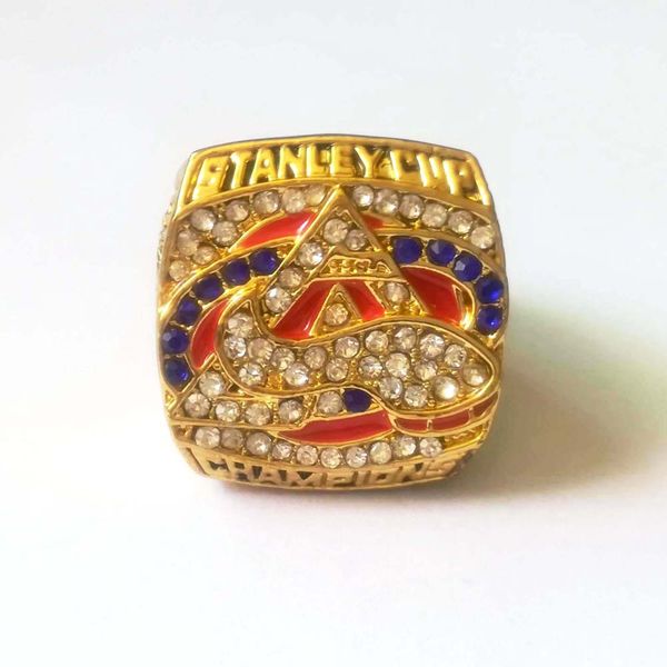 2001 colorado avalanche (bouroue) stanley cup hockey championship ring birthday christmas gift for friends, Golden;silver
2001 colorado avalanche (bouroue) stanley cup hockey championship ring birthday christmas gift for friends, Golden;silver