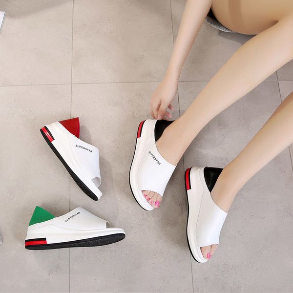 2020 new women sandals summer platform shoes woman fish mouth type peep toe leather shoes beach flat casual sandals mujer, Black
2020 new women sandals summer platform shoes woman fish mouth type peep toe leather shoes beach flat casual sandals mujer, Black