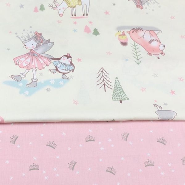 100% cotton twill cartoon princess penguim deer pine stars pink crown fabric for diy crib patchwork cushion dress handwork decor, Black;white
100% cotton twill cartoon princess penguim deer pine stars pink crown fabric for diy crib patchwork cushion dress handwork decor, Black;white