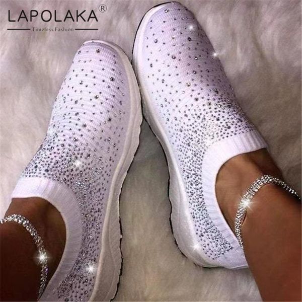 lapolaka 2020 new fashion big size 43 wholesale ins sneakers woman shoes slip on comfortable shiny shoes lady flats footwear, Black
lapolaka 2020 new fashion big size 43 wholesale ins sneakers woman shoes slip on comfortable shiny shoes lady flats footwear, Black