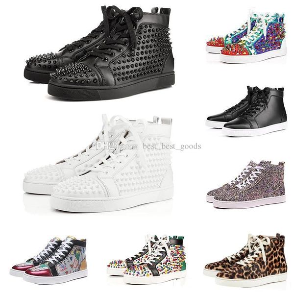 Designer luxury fashion Brand Red Bottom Studded Spikes Flats shoes For Men Women glitter Party Lovers Genuine Leather casual Sneakers
Designer luxury fashion Brand Red Bottom Studded Spikes Flats shoes For Men Women glitter Party Lovers Genuine Leather casual Sneakers