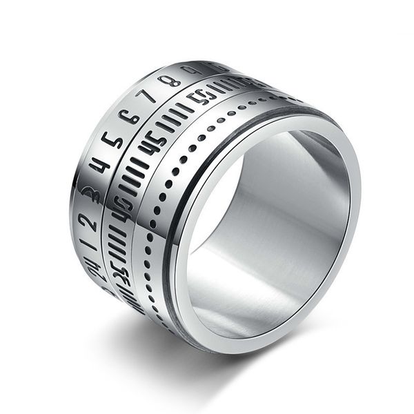 rings designer jewelry men rings stainless titanium steel ring with rotated time on ring special jewelry ne1060, Silver
rings designer jewelry men rings stainless titanium steel ring with rotated time on ring special jewelry ne1060, Silver