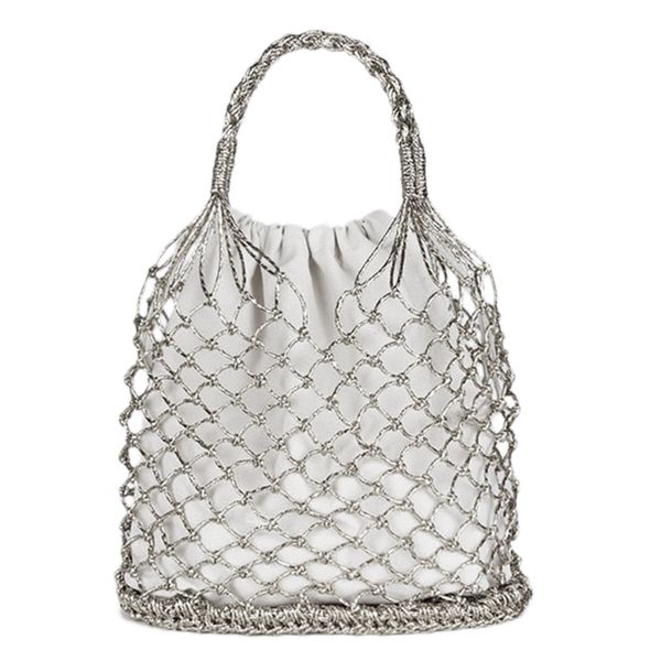 designer-bright paper ropes hollow woven bag straw bag female reticulate handbag netted beach
designer-bright paper ropes hollow woven bag straw bag female reticulate handbag netted beach
