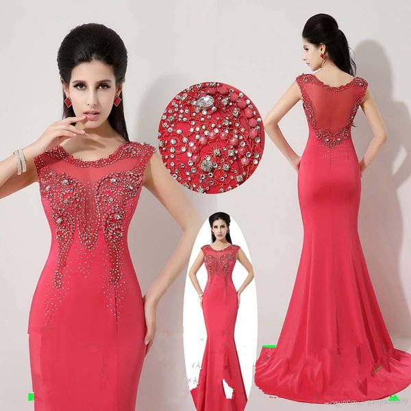 в наличии арбуз формальные вечерние платья выпускного вечера случаю кристалл русалка настоящее изображение бусины sheer шеи мать невесты зна, Black;red 
в наличии арбуз формальные вечерние платья выпускного вечера случаю кристалл русалка настоящее изображение бусины sheer шеи мать невесты зна, Black;red