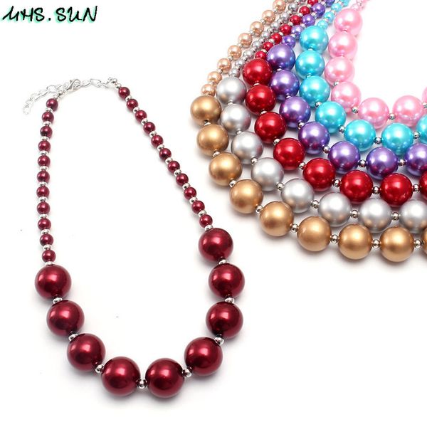heap Choker Necklaces MHS.SUN Fashion chunky beads necklace child kids ABS pearl bubblegum beads necklace for girl charm chunky jewelry 6... 
heap Choker Necklaces MHS.SUN Fashion chunky beads necklace child kids ABS pearl bubblegum beads necklace for girl charm chunky jewelry 6...