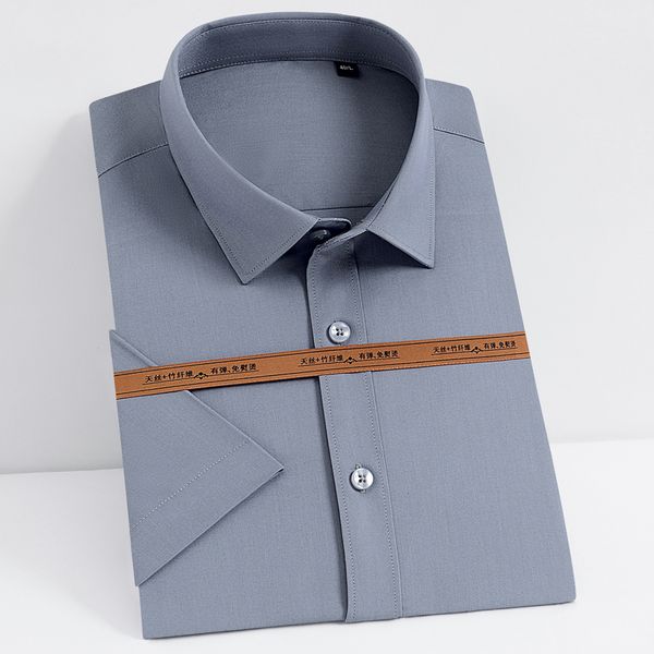 mens summer new short sleeve bamboo fiber dress shirt pocket-less design standard fit casual solid stretch thin easy care shirts, White;black
mens summer new short sleeve bamboo fiber dress shirt pocket-less design standard fit casual solid stretch thin easy care shirts, White;black