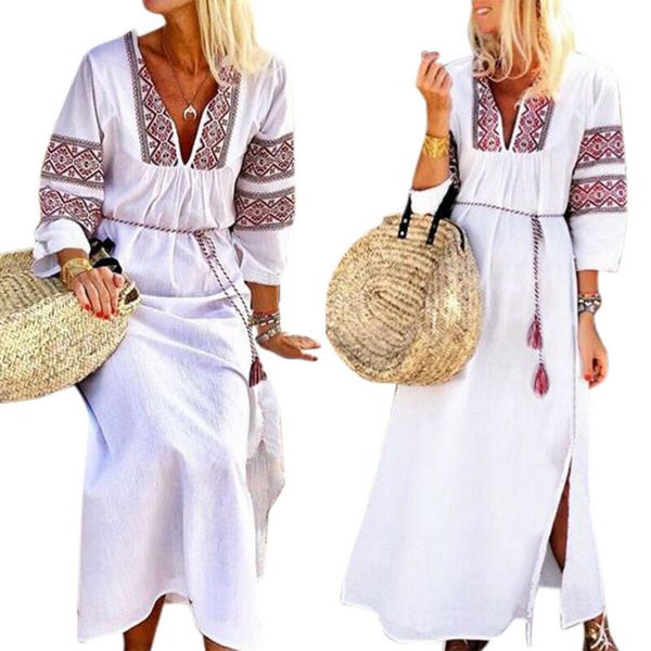 womens boho floral maxi tea dress summer casual v-neck cocktail party dresses, Black;gray
womens boho floral maxi tea dress summer casual v-neck cocktail party dresses, Black;gray