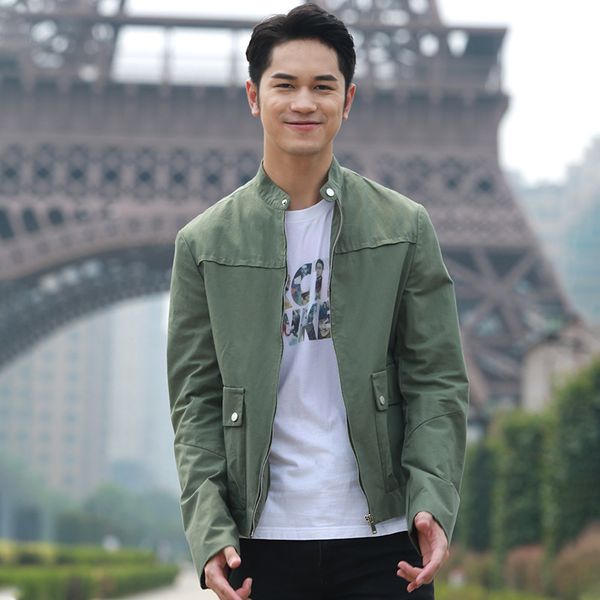 new jacket mens jacket spring thin casual fashion mens european and american fashion popular brand spring coat, Black;brown
new jacket mens jacket spring thin casual fashion mens european and american fashion popular brand spring coat, Black;brown