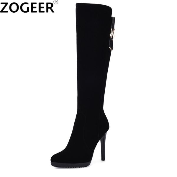 2018 winter flock women knee high boots knight black boots fashion high heels zipper shoes woman pointed toe ladies shoes
2018 winter flock women knee high boots knight black boots fashion high heels zipper shoes woman pointed toe ladies shoes