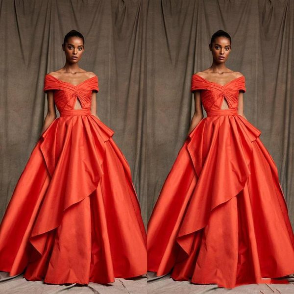 zuhair murad prom dresses 2020 off shoulder red satin evening dress formal ruffles tieder runway fashion gowns, Black
zuhair murad prom dresses 2020 off shoulder red satin evening dress formal ruffles tieder runway fashion gowns, Black