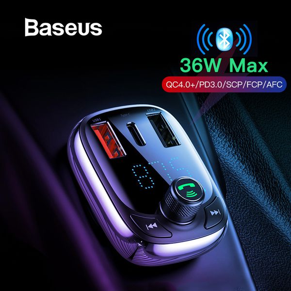 Baseus Quick Charge 4.0 Автомобильное зарядное устройство для телефона FM передатчик Bluetooth Ca
Baseus Quick Charge 4.0 Автомобильное зарядное устройство для телефона FM передатчик Bluetooth Ca