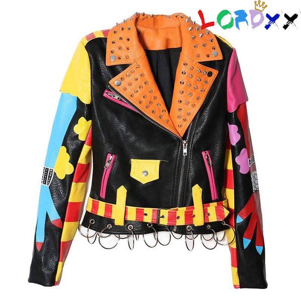 lordxx новая весна женщины rivet одежда тяжелое печати neveda streetwear короткая кожаная куртка на молнии тонкий мотоцикл пальто top, Black;brown
lordxx новая весна женщины rivet одежда тяжелое печати neveda streetwear короткая кожаная куртка на молнии тонкий мотоцикл пальто top, Black;brown