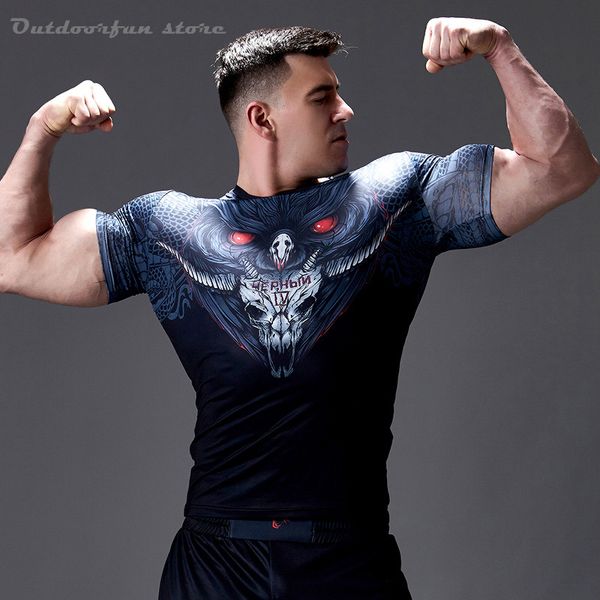 fitness elastic t shirt training short sleeve muscle man fighting sanda combat men quick dry tights indoor home sports gym wear, Black;blue
fitness elastic t shirt training short sleeve muscle man fighting sanda combat men quick dry tights indoor home sports gym wear, Black;blue