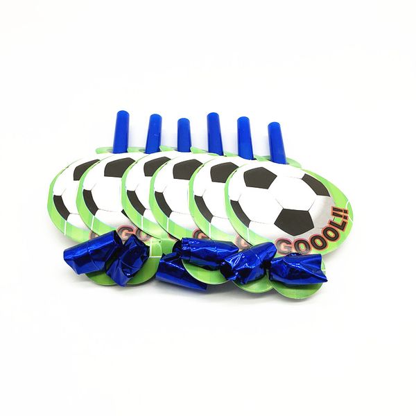 6pcs football theme funny cartoon blowout whistles child birthday party wedding blowing dragon favor toys baby shower supplies
6pcs football theme funny cartoon blowout whistles child birthday party wedding blowing dragon favor toys baby shower supplies
