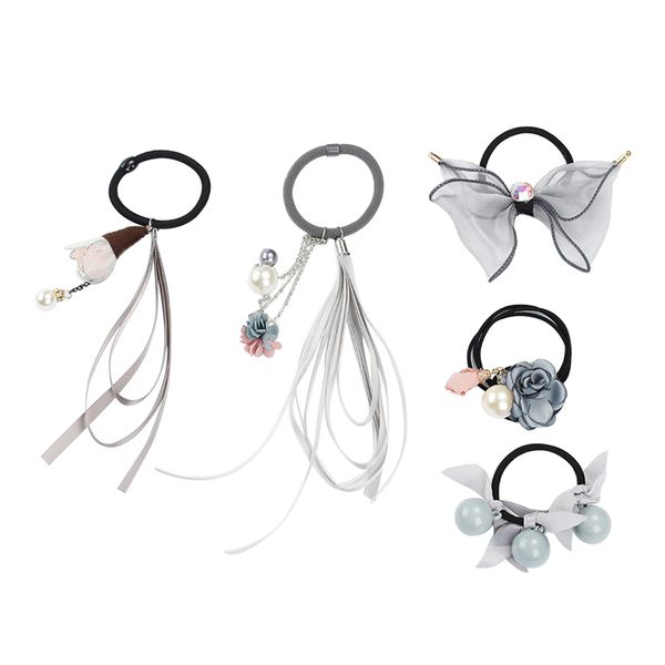 5pcs korean style hair ties set flexible high elasticity stretch ponytail ropes hair bands ponytail holder for women girls, Golden;white
5pcs korean style hair ties set flexible high elasticity stretch ponytail ropes hair bands ponytail holder for women girls, Golden;white