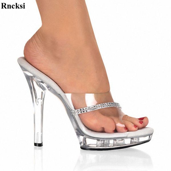 rncksi new 5 inch high heels slippers 13cm stripper shoes rhinestone decoration transparent girl shoes crystal, Black
rncksi new 5 inch high heels slippers 13cm stripper shoes rhinestone decoration transparent girl shoes crystal, Black