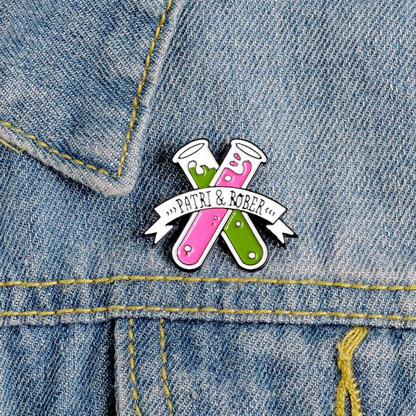 enamel pins two science laboratory test tube brooches badges jewelry gift for scientist chemical students, Gray
enamel pins two science laboratory test tube brooches badges jewelry gift for scientist chemical students, Gray
