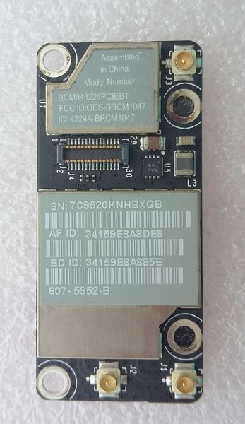 bcm943224pciebt 661-6622 607-5952-a wifi карты bluetooth 3.0 для книги a1342 a1347 a1286 mc371 mc372 mc373
bcm943224pciebt 661-6622 607-5952-a wifi карты bluetooth 3.0 для книги a1342 a1347 a1286 mc371 mc372 mc373