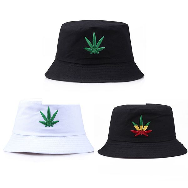 packable fashion hiking caps bucket hat maple leaf embroidered foldable sunshade cotton caps lovers sunscreen sports hat hot, Black;white
packable fashion hiking caps bucket hat maple leaf embroidered foldable sunshade cotton caps lovers sunscreen sports hat hot, Black;white
