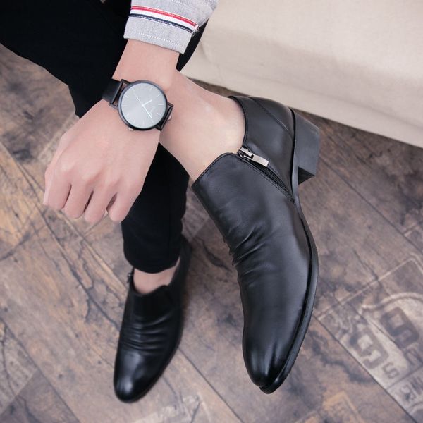 new men's british zou pattern fashion korean fashion shoes big size banquet business casual shoes men's shoes, Black 
new men's british zou pattern fashion korean fashion shoes big size banquet business casual shoes men's shoes, Black