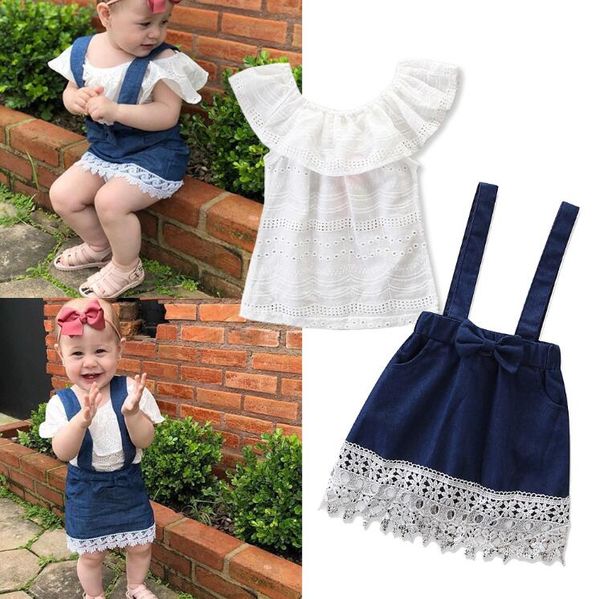 baby girl clothes girls dress suits white t shirt+denim braces skirt kids sets toddler kids clothing infant outfits infant wear by0977
baby girl clothes girls dress suits white t shirt+denim braces skirt kids sets toddler kids clothing infant outfits infant wear by0977