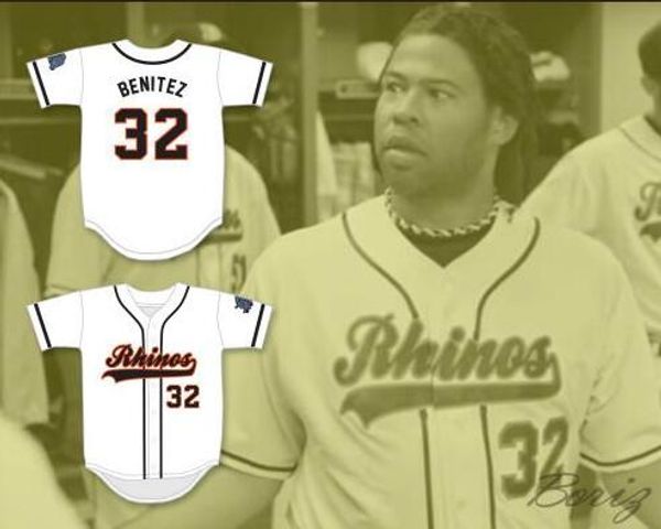 mens garcia 44 rhinos white baseball jersey with patch black grey white raffy benitez 32 stitched jerseys
mens garcia 44 rhinos white baseball jersey with patch black grey white raffy benitez 32 stitched jerseys