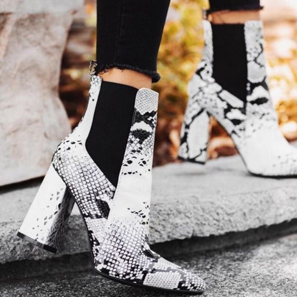 pu leather women ankle boots snake print high heels ladies shoes autumn winter pointed toe punk boots zapatos mujer, Black
pu leather women ankle boots snake print high heels ladies shoes autumn winter pointed toe punk boots zapatos mujer, Black