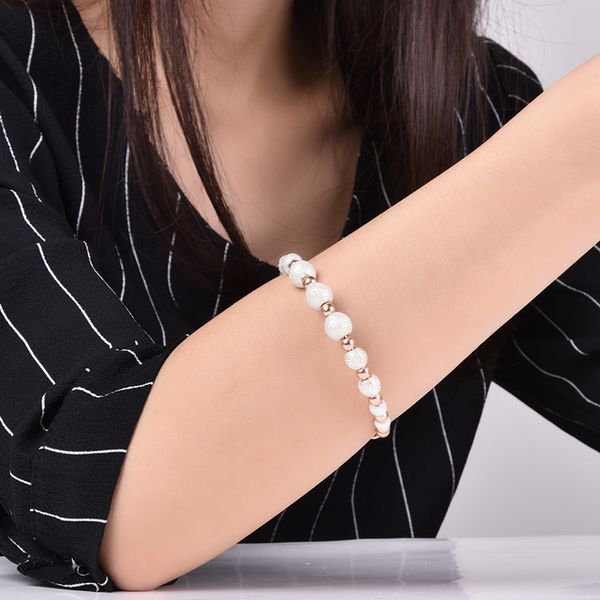 2 color matte beads bangle fashion double cilors matte beads hand chain flashes plating wristband hand accessory for women gifts, Black
2 color matte beads bangle fashion double cilors matte beads hand chain flashes plating wristband hand accessory for women gifts, Black
