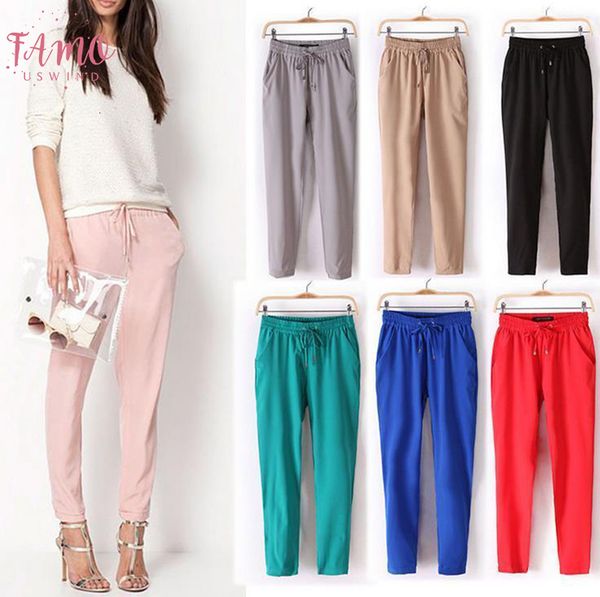 solid casual women harem pants loose trousers women elastic high waist casual pants office ol lady pants thin summer, Black;white
solid casual women harem pants loose trousers women elastic high waist casual pants office ol lady pants thin summer, Black;white