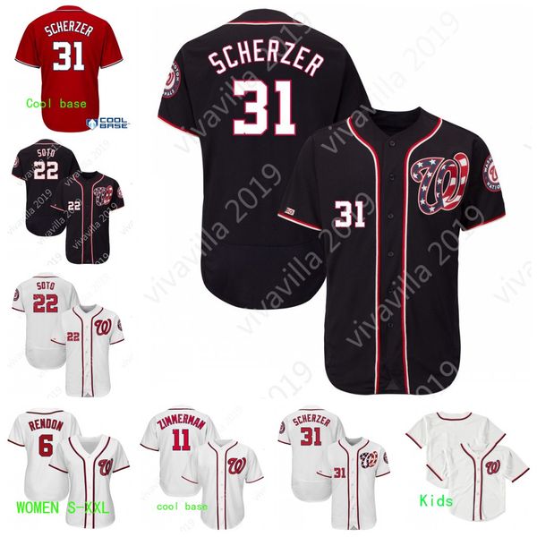 Mens Women Youth Washington 31 Max Scherzer Juan Soto Anthony Rendon Trea Turner Bryce Harper Baseball Jersey Kids Personalized Name &Number
Mens Women Youth Washington 31 Max Scherzer Juan Soto Anthony Rendon Trea Turner Bryce Harper Baseball Jersey Kids Personalized Name &Number