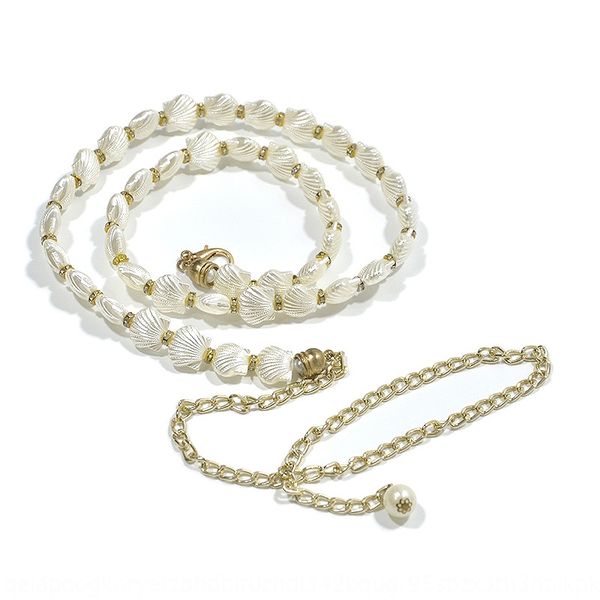 women's all-match decorative shell thin belt women's waist pearl pearl chain all-match decorative shell waist chain thin belt, Black;brown
women's all-match decorative shell thin belt women's waist pearl pearl chain all-match decorative shell waist chain thin belt, Black;brown