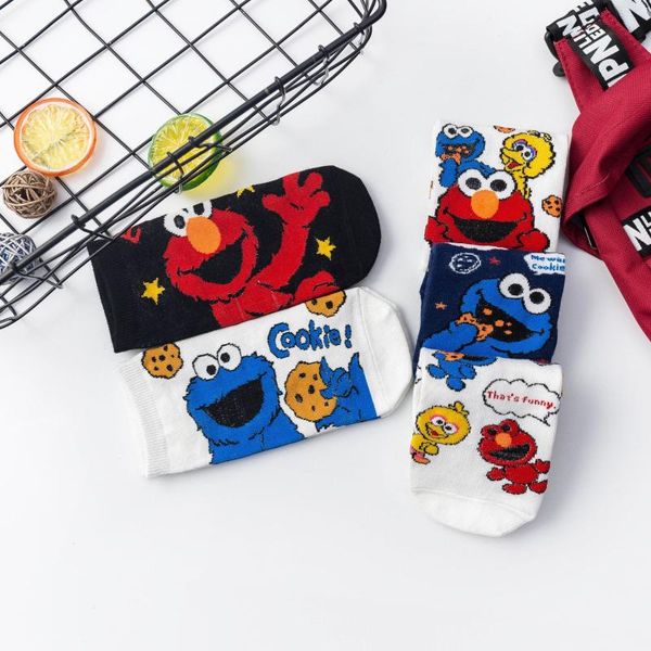 ladies socks for girls socks cotton ankle cosplay elmo cookie monster sesame street cartoon summer women, Black;white
ladies socks for girls socks cotton ankle cosplay elmo cookie monster sesame street cartoon summer women, Black;white