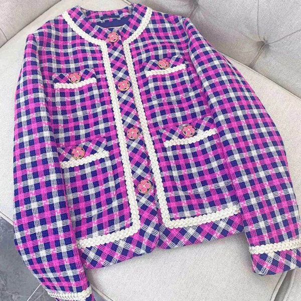 plaid wool jacket women 2019 autumn winter runway fashion long sleeve women outfit 2019, Black;brown
plaid wool jacket women 2019 autumn winter runway fashion long sleeve women outfit 2019, Black;brown