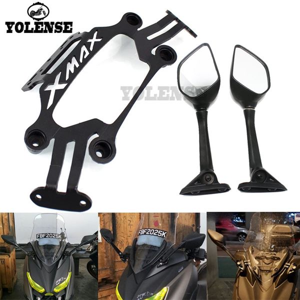 for yamaha xmax x-max 250 300 xmax300 motorcycle front stand holder smartphone mobile phone bracket gps plate mirror bracket
for yamaha xmax x-max 250 300 xmax300 motorcycle front stand holder smartphone mobile phone bracket gps plate mirror bracket