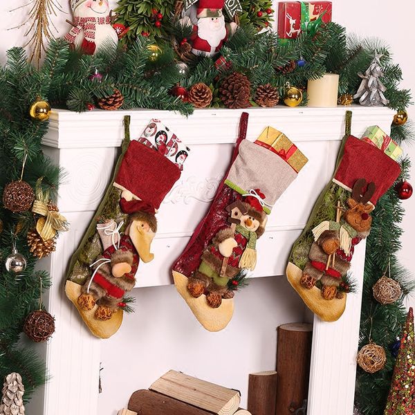 christmas stockings new year candy bag stocking christmas decoration gifts santa claus socks ornament supplies
christmas stockings new year candy bag stocking christmas decoration gifts santa claus socks ornament supplies