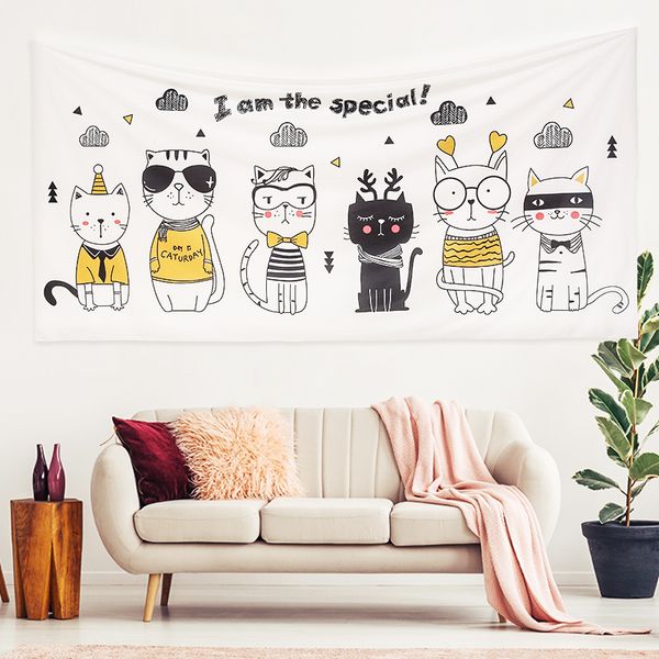 nordic style tapestry wall modern art bedroom animal tapestry wall hanging cat college dorm wandteppich house decoration eb50gt
nordic style tapestry wall modern art bedroom animal tapestry wall hanging cat college dorm wandteppich house decoration eb50gt
