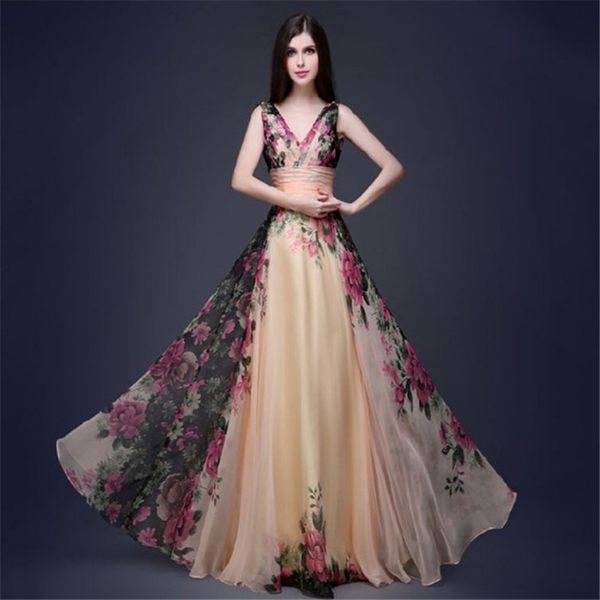 women dresses retro flowers dress evening dress long skirt sleeveless elegant v-neck dress summer spring fashion temperament, White;black
women dresses retro flowers dress evening dress long skirt sleeveless elegant v-neck dress summer spring fashion temperament, White;black