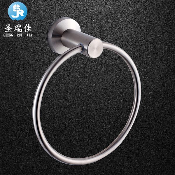 santa rui shower room sus304 stainless steel wire drawing towel ring 25 round towel circle towel frame pendant cross border
santa rui shower room sus304 stainless steel wire drawing towel ring 25 round towel circle towel frame pendant cross border