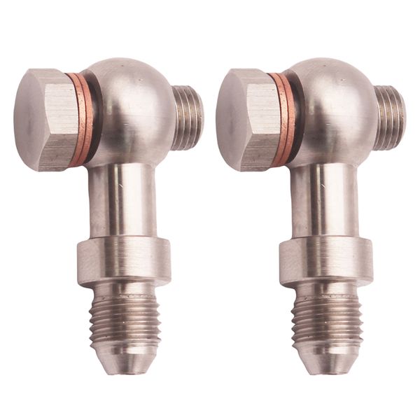 2set turbo oil feed line / hose adapter fitting kit -4 male an to m10 x 1.0 male 
2set turbo oil feed line / hose adapter fitting kit -4 male an to m10 x 1.0 male