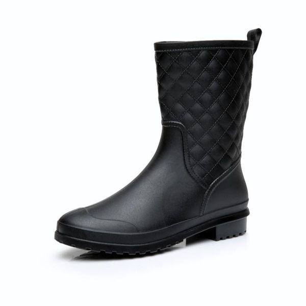 women boots brand design boots rain boot shoes woman solid rubber waterproof flats fashion shoes 2020 ghn7, Black
women boots brand design boots rain boot shoes woman solid rubber waterproof flats fashion shoes 2020 ghn7, Black