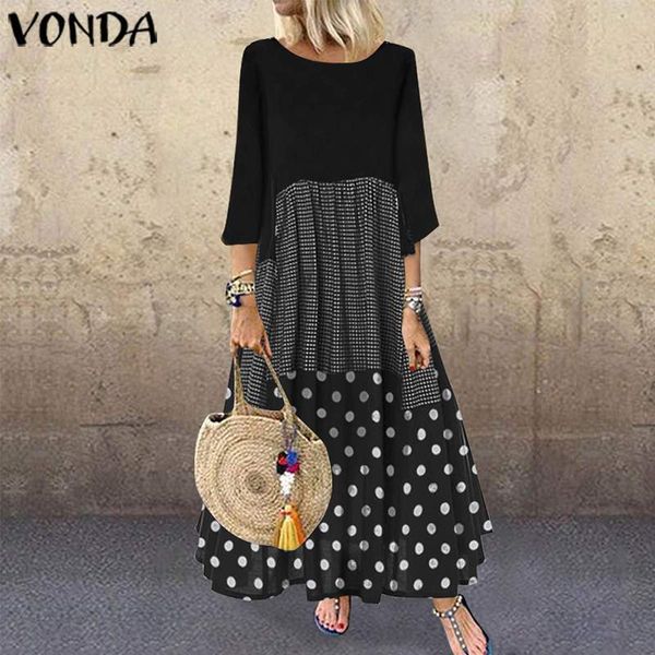 vonda bohemian dress women beach patchwork maxi long dress 2019 spring causal sundress vintage half sleeve vestidos plus size, Black;gray
vonda bohemian dress women beach patchwork maxi long dress 2019 spring causal sundress vintage half sleeve vestidos plus size, Black;gray