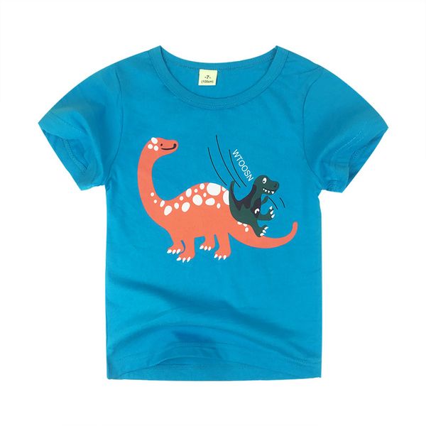 2019 summer new style cotton t-shirt young children cartoon dinosaur's glitter casual short sleeved children's clothing, White
2019 summer new style cotton t-shirt young children cartoon dinosaur's glitter casual short sleeved children's clothing, White