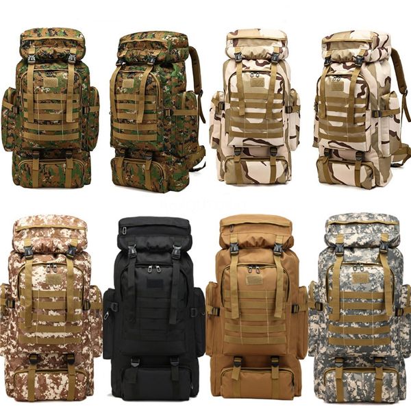 80l outdoor backpack molle tactical backpack rucksack sports bag waterproof camping hiking backpack for travel #80400
80l outdoor backpack molle tactical backpack rucksack sports bag waterproof camping hiking backpack for travel #80400