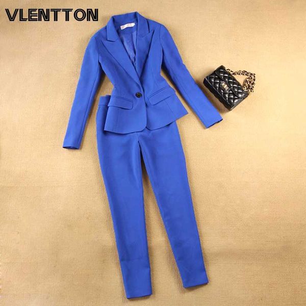spring autumn business vintage blue 2 piece set women chic button blazer jacket coat & pant suit office trousers female, White;black
spring autumn business vintage blue 2 piece set women chic button blazer jacket coat & pant suit office trousers female, White;black