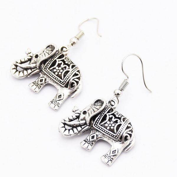 antique tibetan silver tribe earring elephant dangle drop hook earrings, Golden
antique tibetan silver tribe earring elephant dangle drop hook earrings, Golden