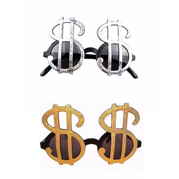 1pc shiny gold silver dollar sign novelty party costume glasses sunglasses eyewear funny glasses masquerade party p props, White;black
1pc shiny gold silver dollar sign novelty party costume glasses sunglasses eyewear funny glasses masquerade party p props, White;black
