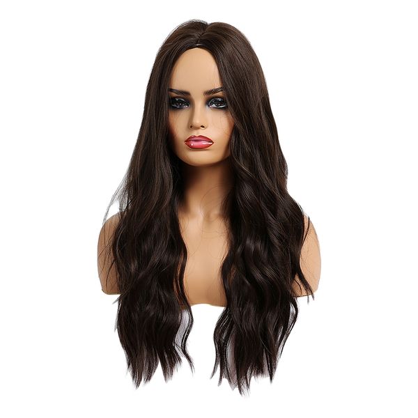 women girls' ash brown long wavy wig full head synthetic hair cosplay accessories - 24 inch, Black
women girls' ash brown long wavy wig full head synthetic hair cosplay accessories - 24 inch, Black